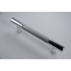 2800 Ручка С15 (96мм) хром+металлик